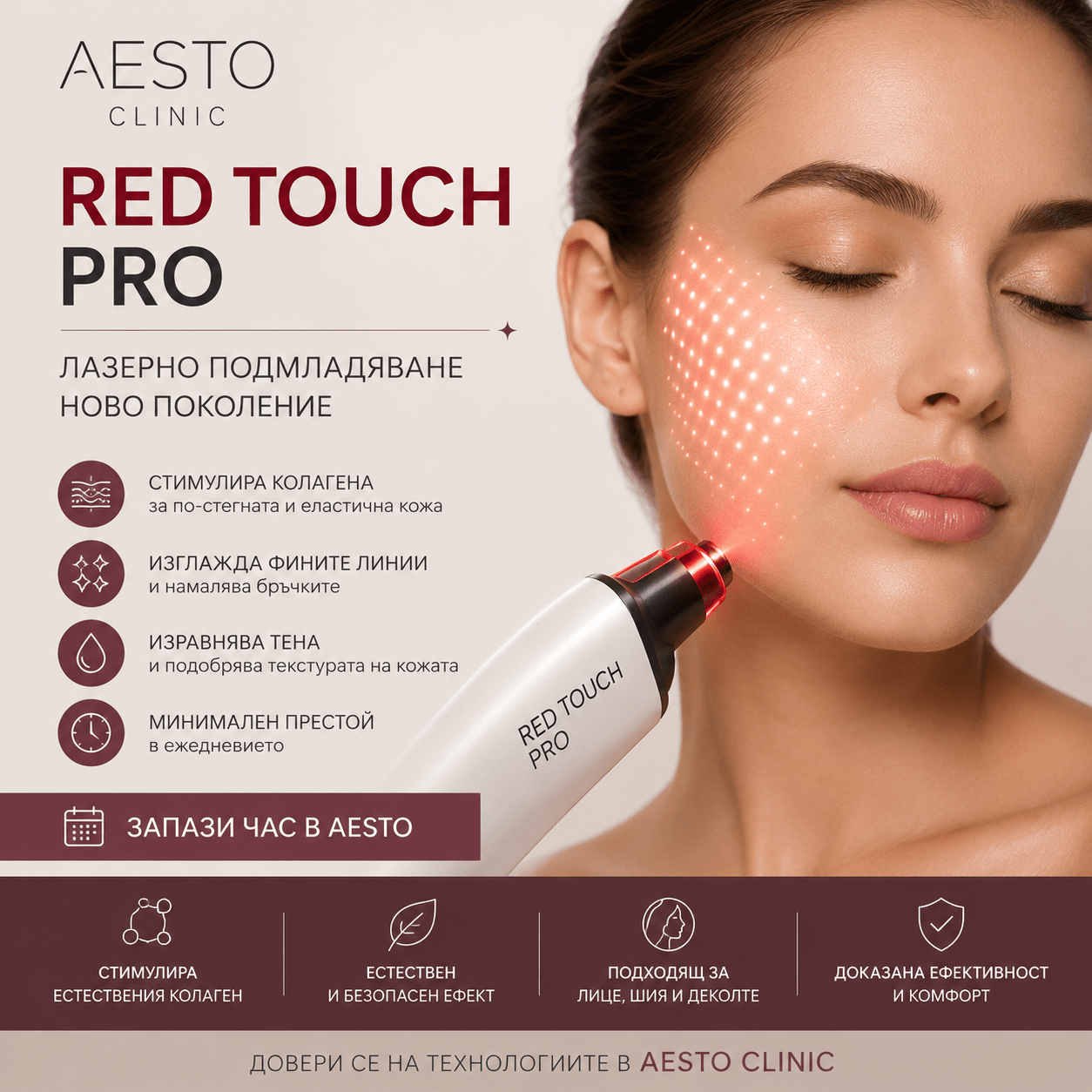 RedTouch PRO — лазерно подмладяване