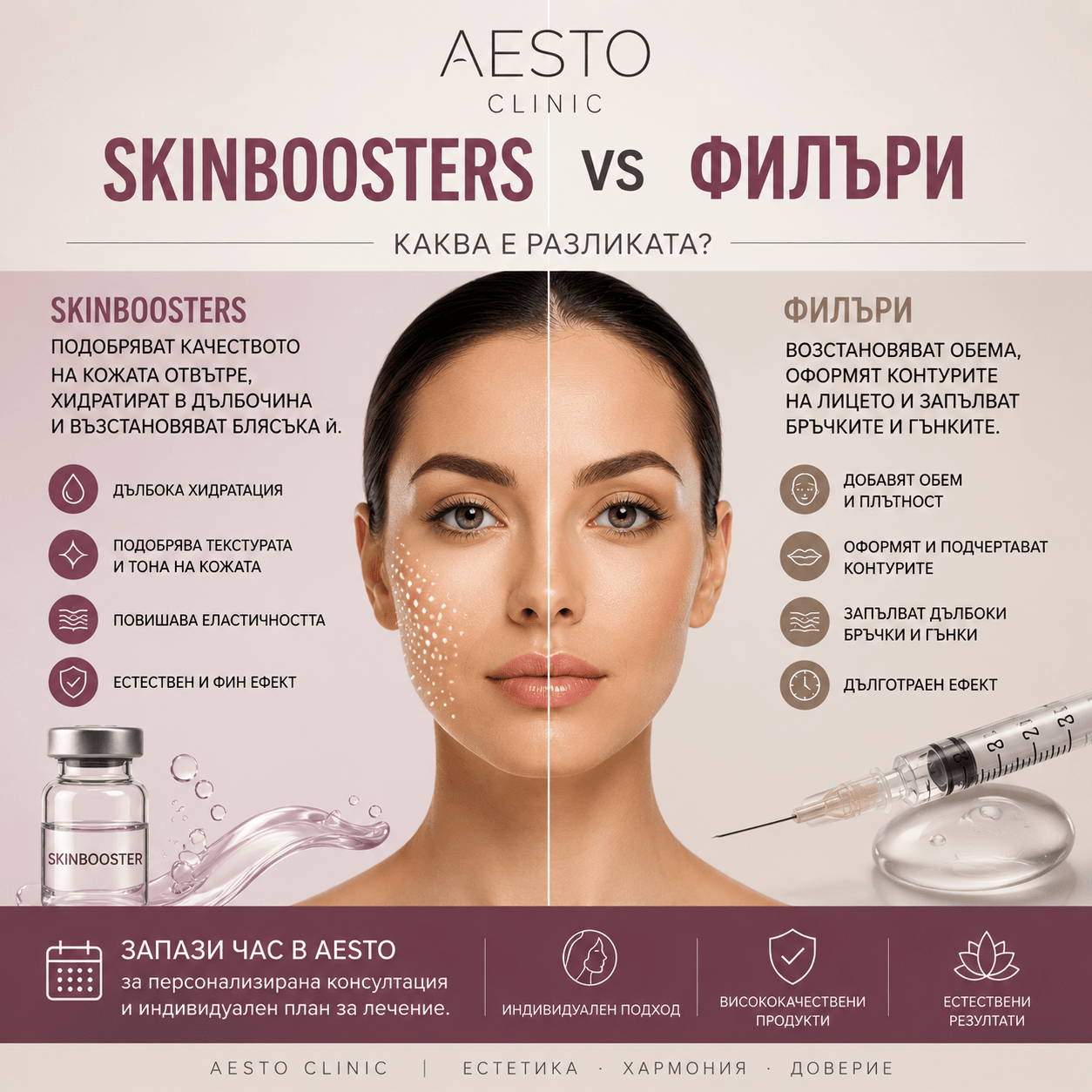 Skinboosters vs филъри