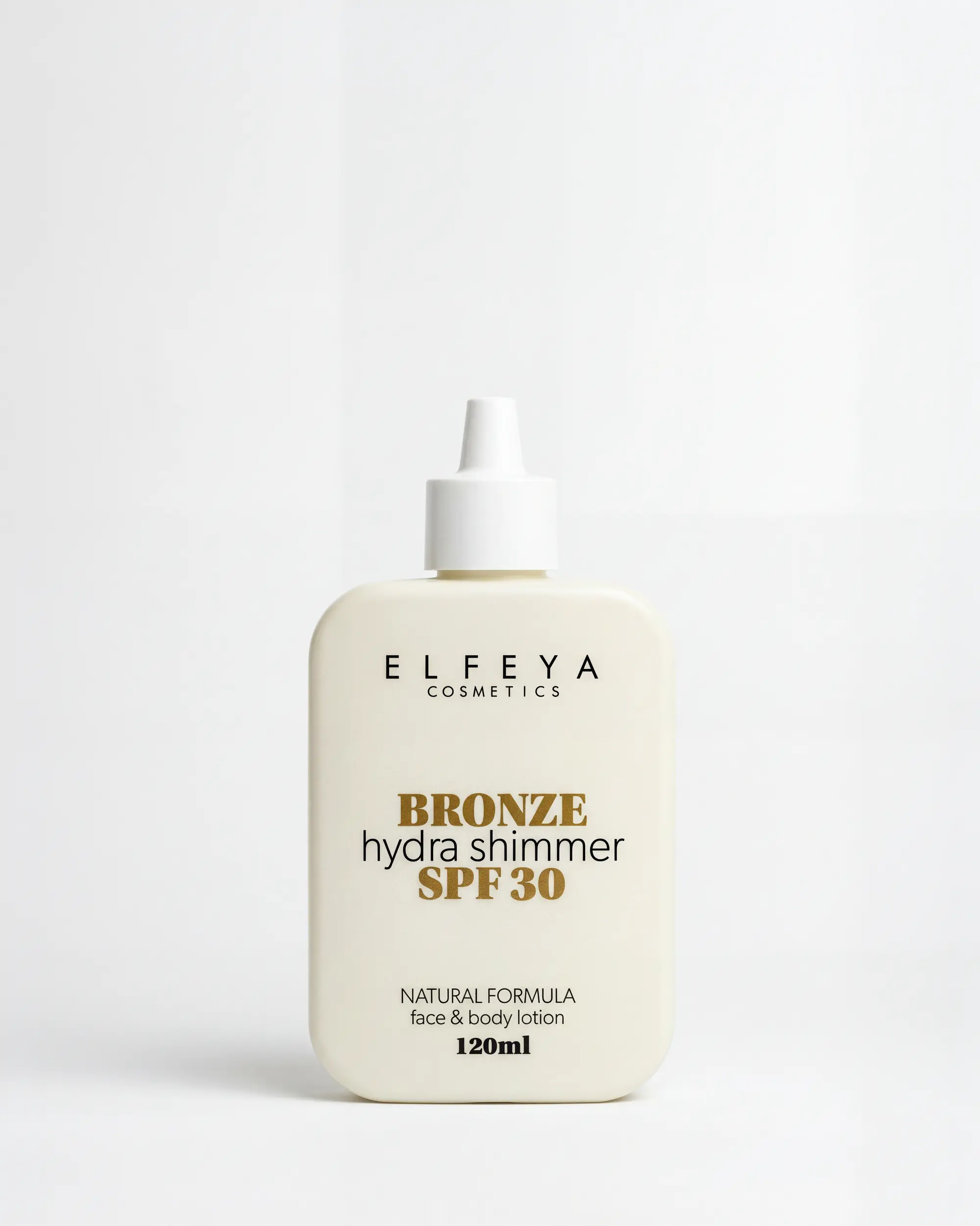 Минерално бронзово мляко за лице и тяло SPF 30 със сквалан